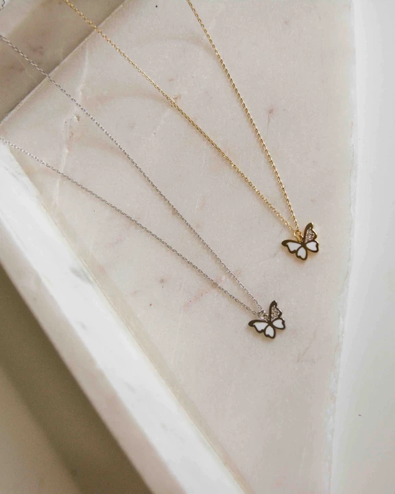 Butterfly Pendant Necklace