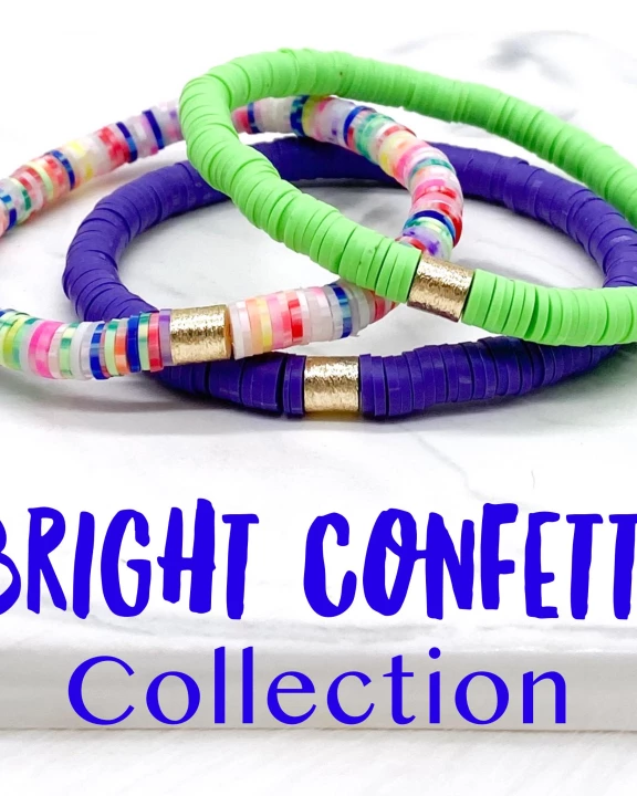 Bright Confetti Bracelet Collection
