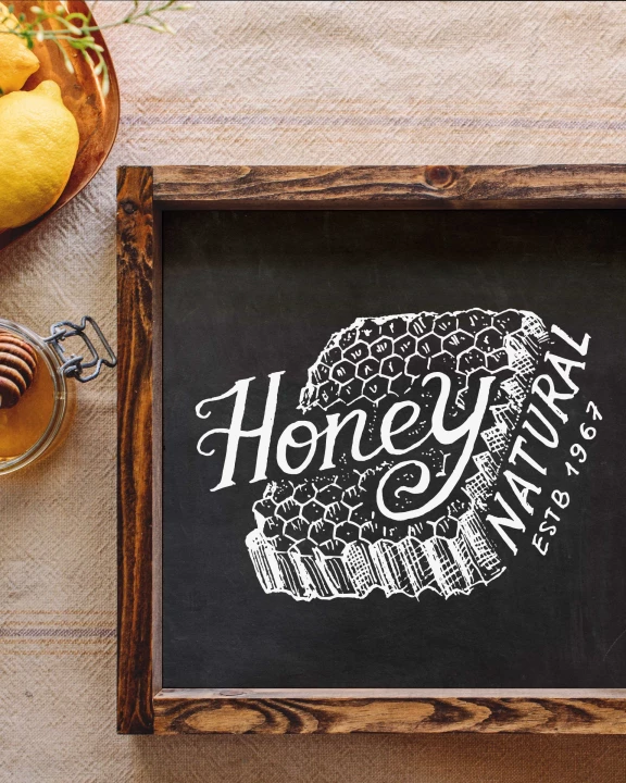 Farmhouse Honey Wood Sign, Farmhouse Kitchen Sign