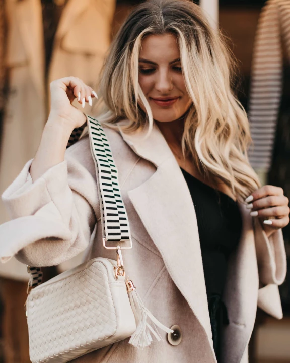 Woven Willow Camera Crossbody Bag