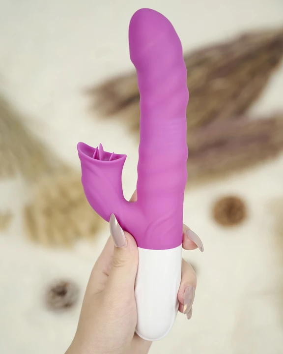 Tongue With Stick Vibrator