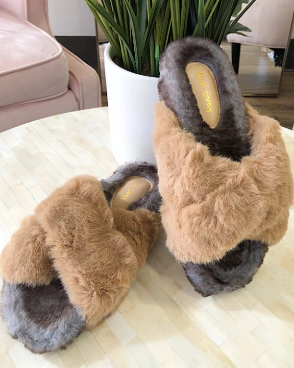 Feeling Cozy Brown Slippers