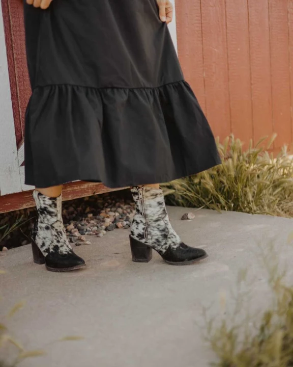 JOLENE - Hair-on hide short boots - PREORDER PACK