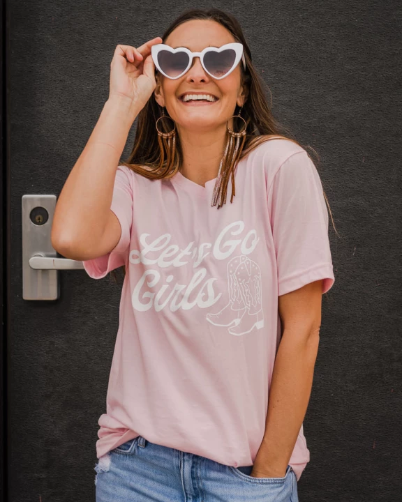 Let's Go Girls Graphic Tee | Sizes S-3X