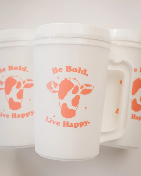 Be Bold, Live Happy Mega Mug