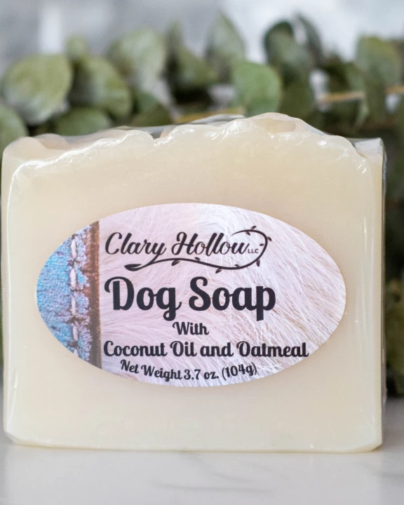 Dog Soap with Coconut Oil and Oatmeal