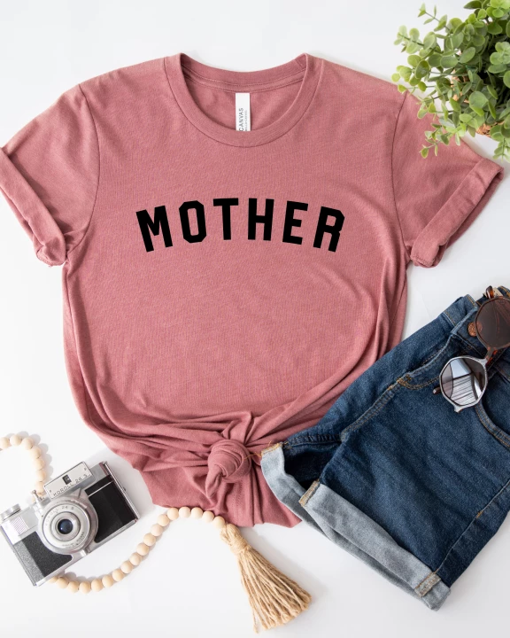Mother Curved Bold Short Sleeve Graphic Tee