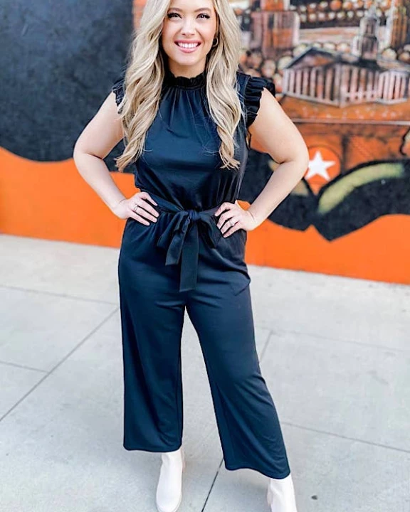 Camille Jumpsuit in Black
