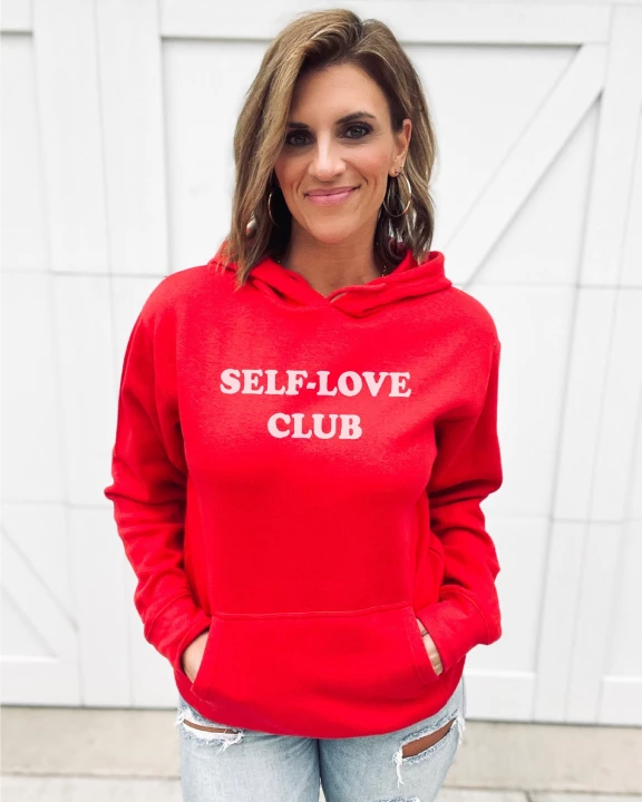 Self-love Club Fleece Hoodie