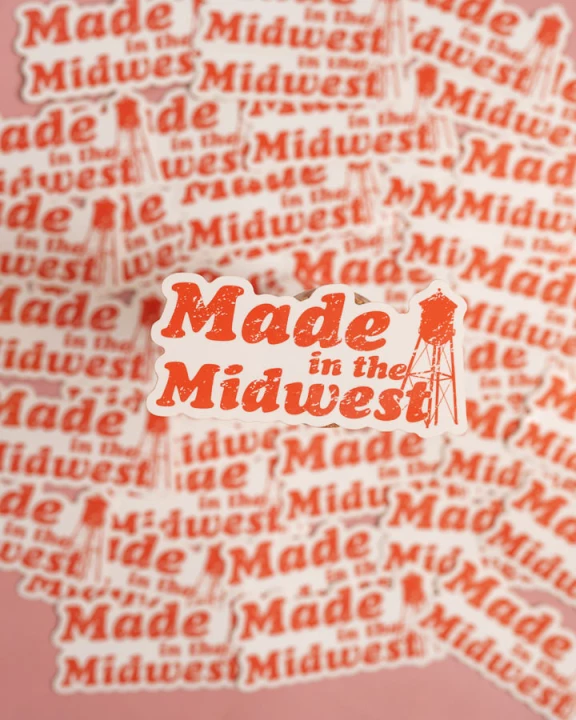"Made in the Midwest" Sticker Decal