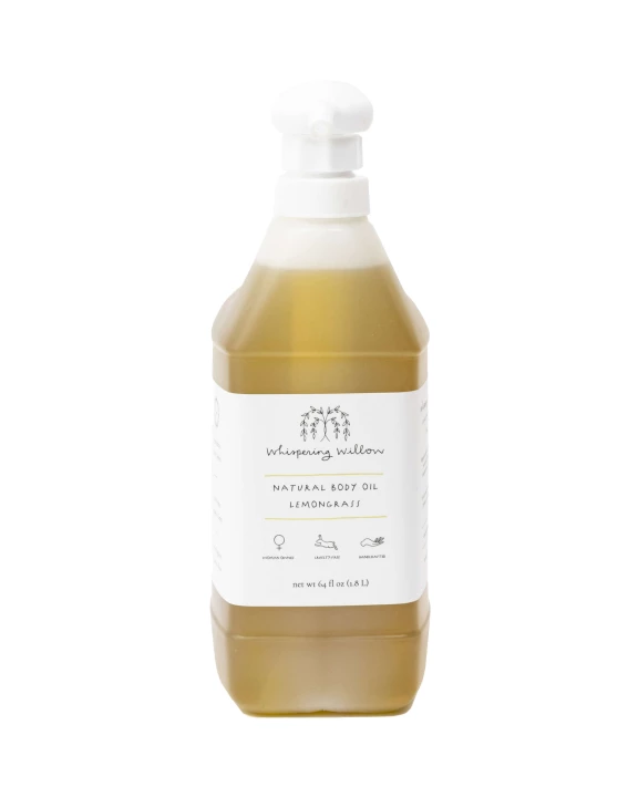 Body Oil Refill - 64oz Plastic - with or without pump