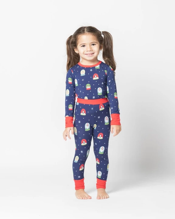 Let it Snowglobe Two-Piece Bamboo Pajama Set