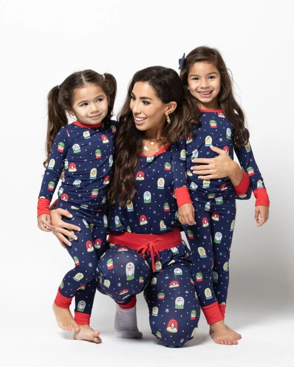 Let it Snowglobe Women's Two-Piece Bamboo Pajama Set