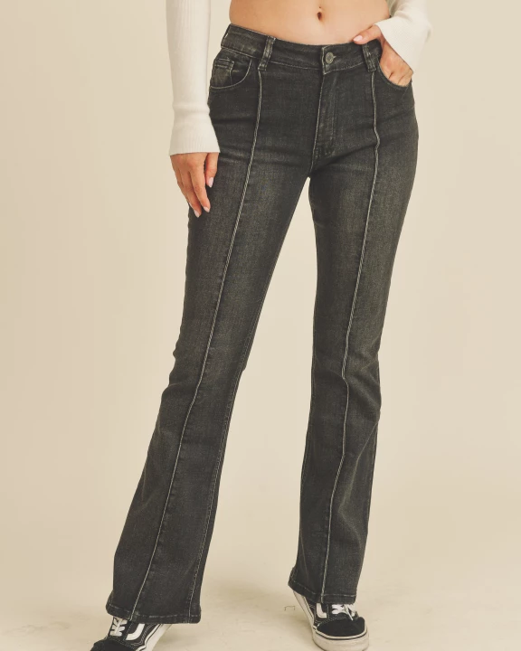 Seamed Slim Flare