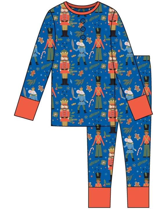 Nutcracker Bamboo 2-Piece Long Sleeve Set