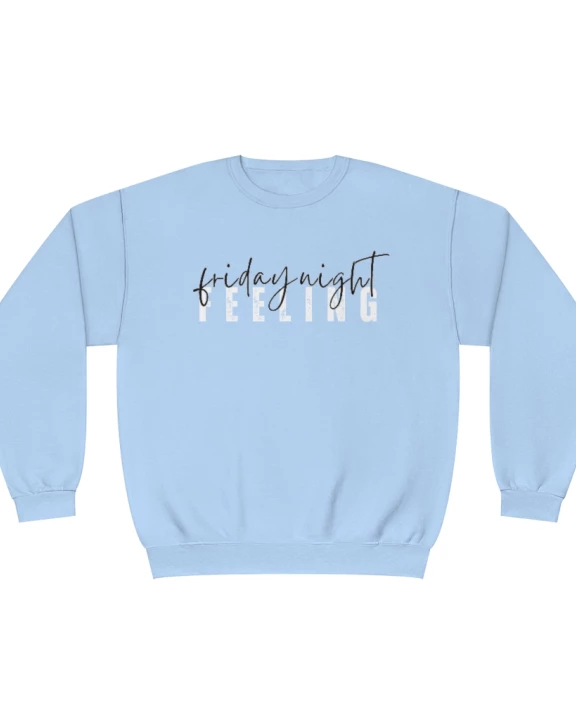 Friday Night Feeling-Football Season Crewneck Sweatshirt