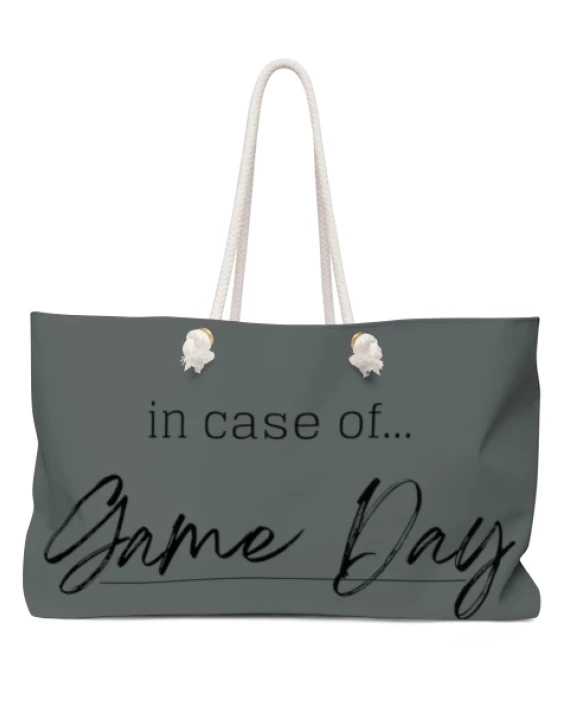 In Case of Gameday- Tote for Sports Fans