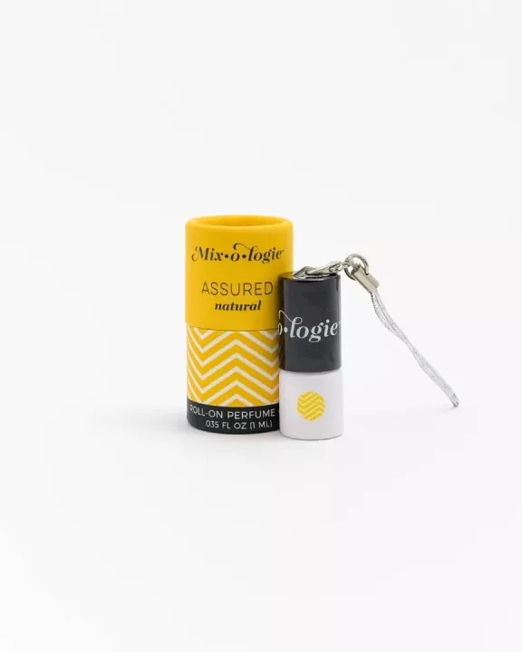 Assured (natural) | Mini Roll-On Perfume (1 mL) Keychain
