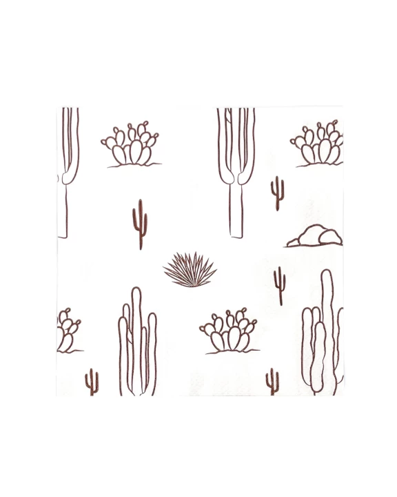 Cactus Cocktail Napkin