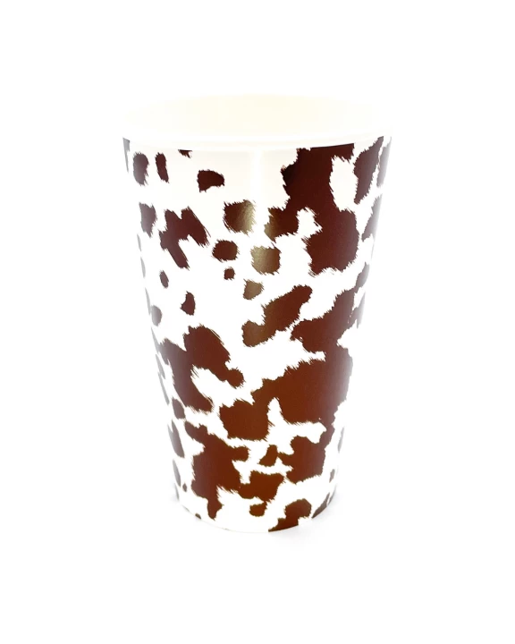 Brown Cowhide Cups