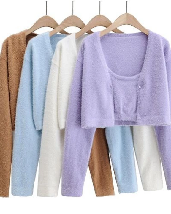 Two piece cardigan & top set