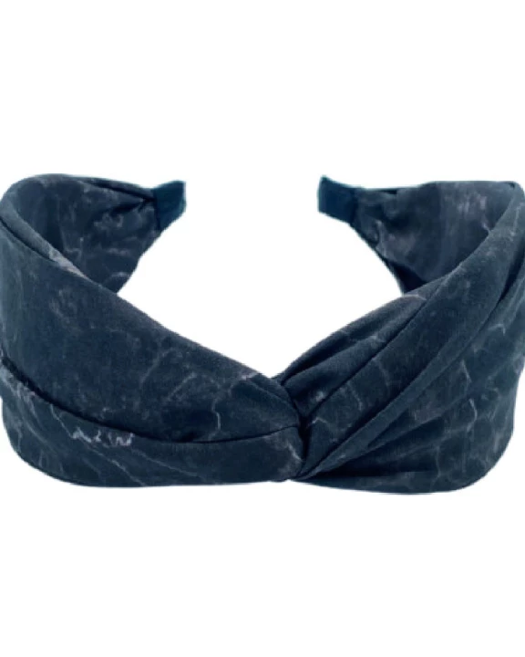 Soft Marble Headband - Black