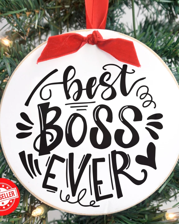 Boss Gifts, Christmas Ornaments, Ornaments, - Best Boss Ever