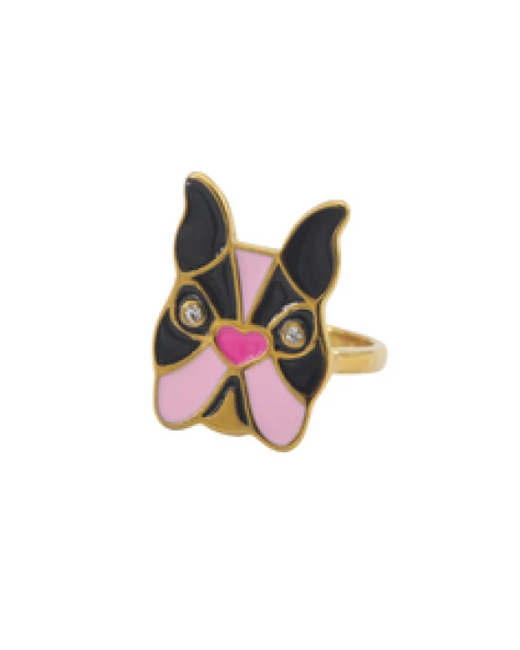 CeCe Frenchton Ring Pink