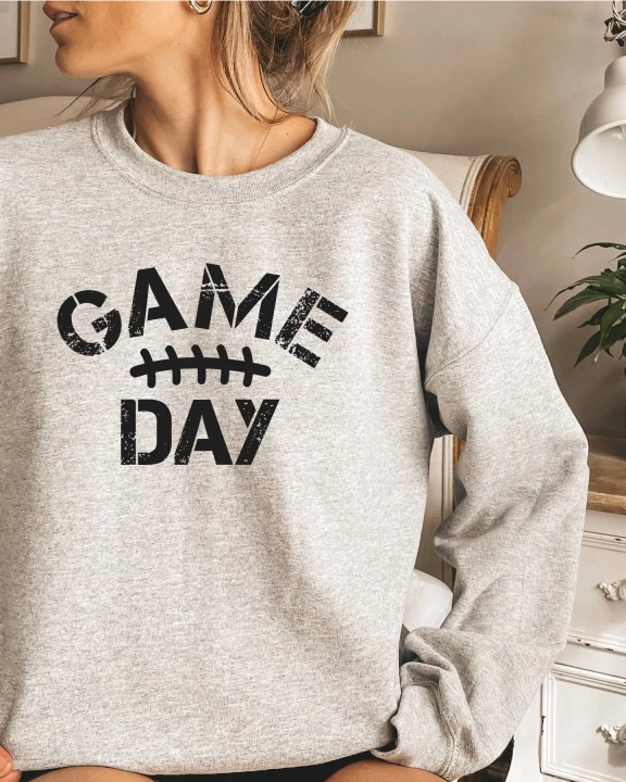 Distressed Game Day Sweatshirt