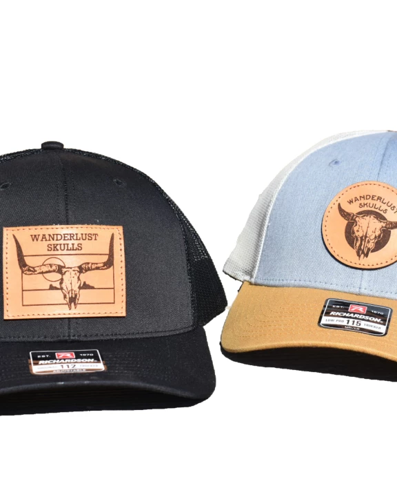 Custom Leather Patch Hats