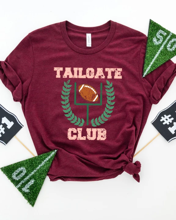 Tailgate Club Colorful Short Sleeve Graphic Tee