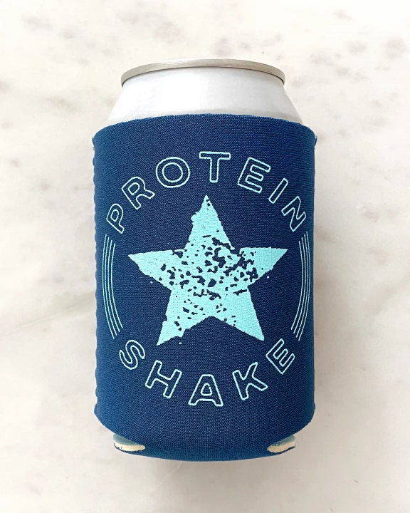 Protein Shake Neoprene Koozie