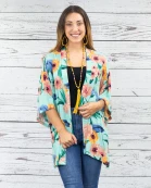 8904 - Multi Color Floral Duster
