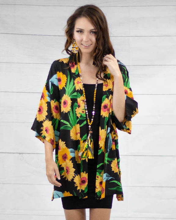 8904 - Multi Color Floral Duster