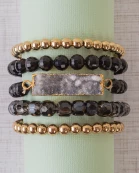 74735 - Stacked Druzy Bracelets