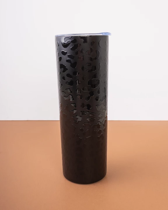 MG007 - Black Leopard Print 20oz Tumbler - Fashion Jewelry Wholesale