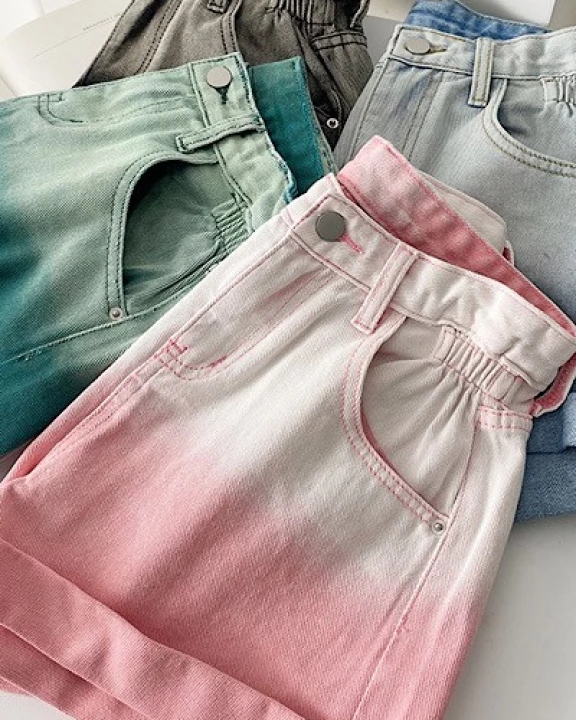 Denim shorts