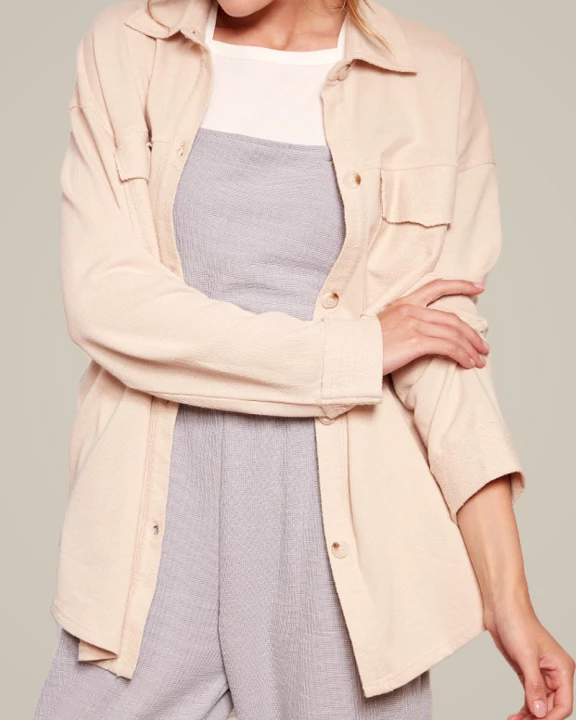 Oversized Overshirt With Pockets