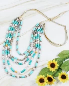 72661 - Crystal Beaded Necklace