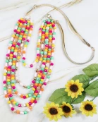 72661 - Crystal Beaded Necklace
