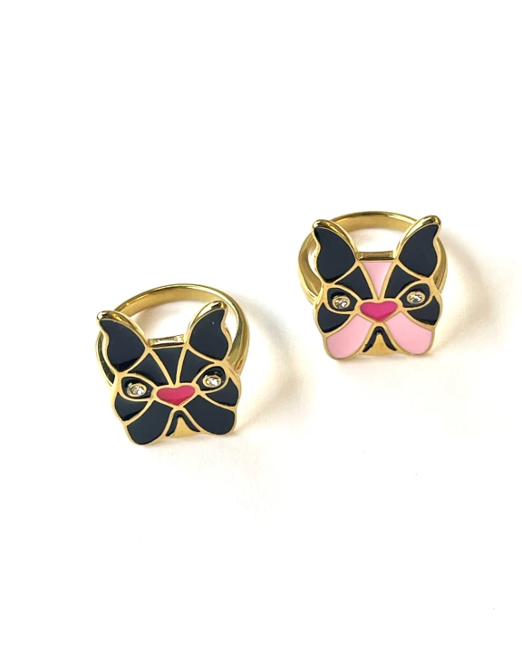 CeCe Frenchton Ring Black