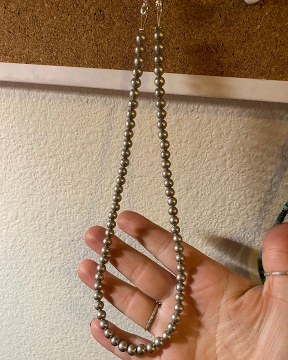 16 inch 6 mm silver plated