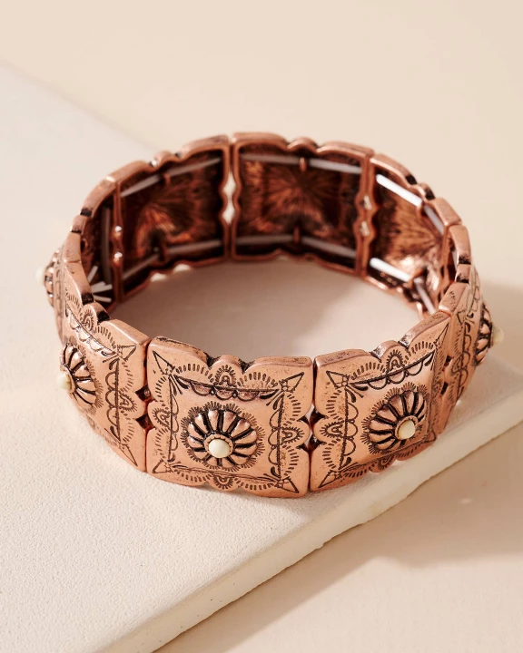 Western Square Metal Bracelet