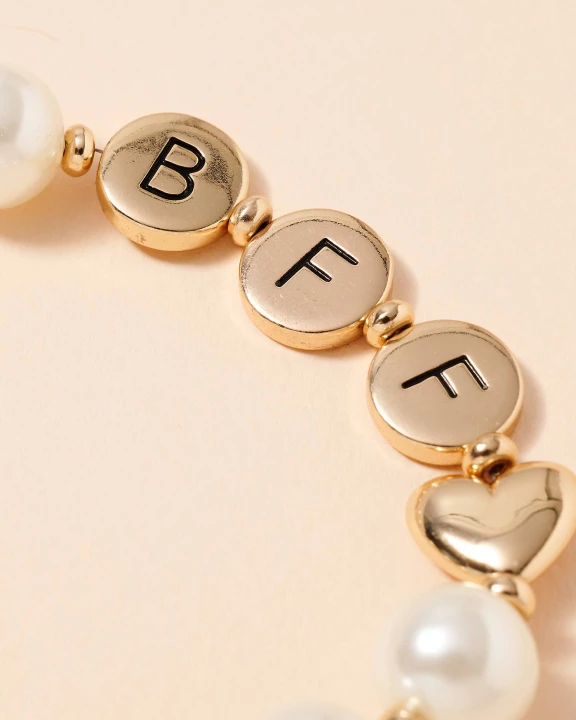 Inspirational 15 MM Pearl Beaded Key Chain