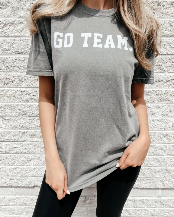 Go Team Grey Tee