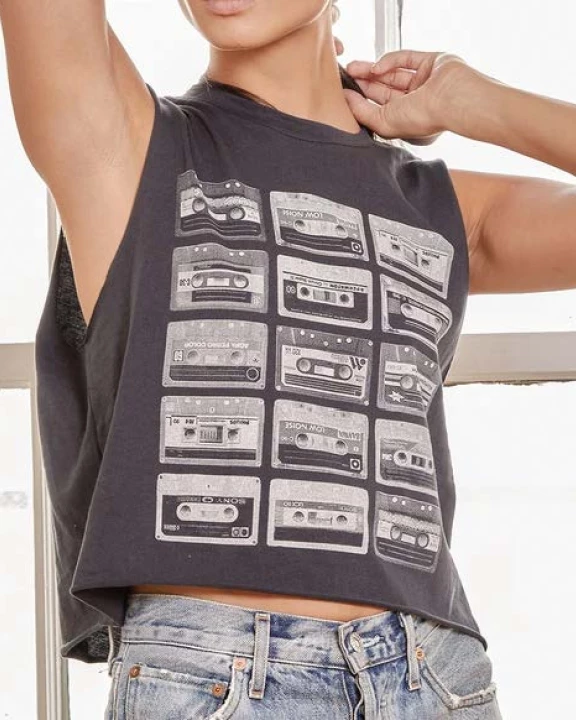 CASSETTE TAPE MUSCLE TANK