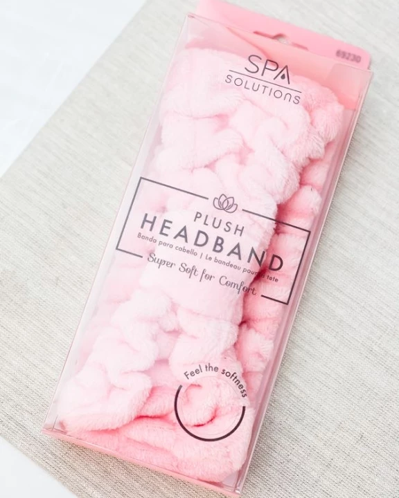 Pink Plush Headband