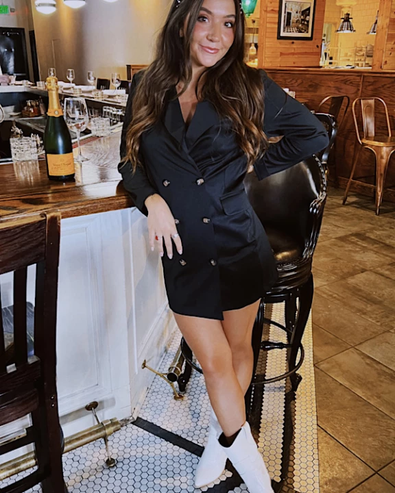 Be Noticed Blazer Dress in Black