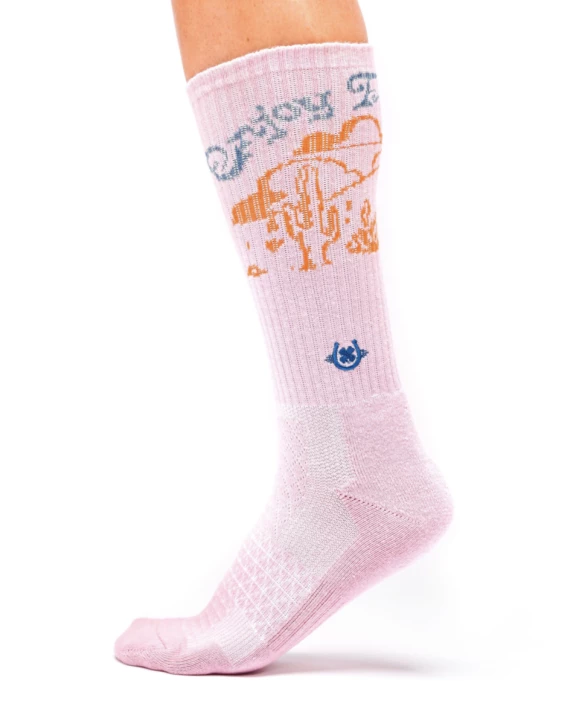 Enjoy the Ride Performance Crew Socks