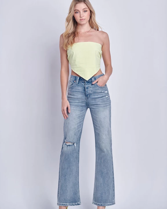 90'S VINTAGE STRETCH WIDE JEANS